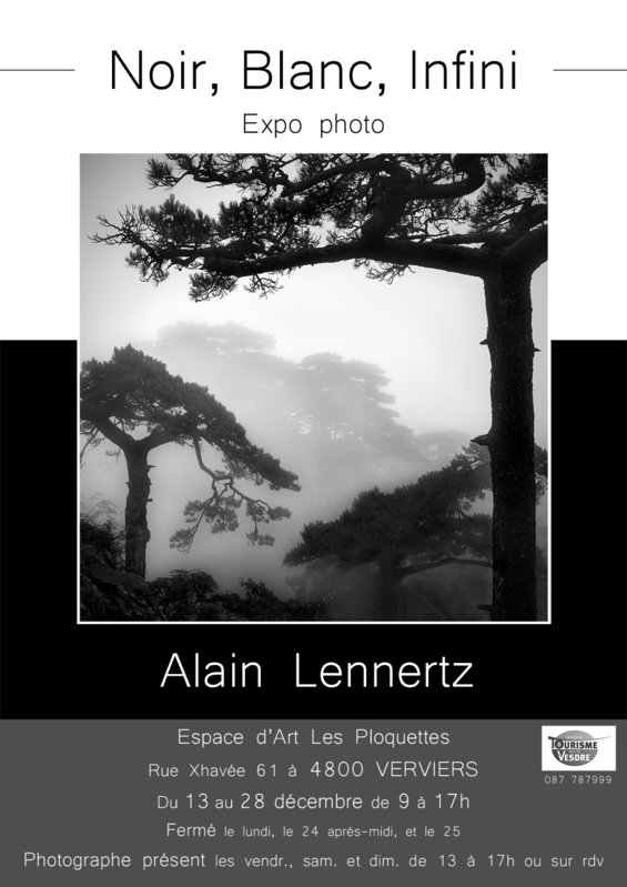 Expositions Exposition photographique  Noir, Blanc, Infini 