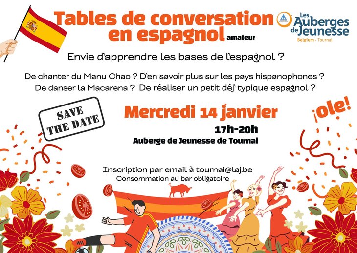 Stages,cours Table d’échange espagnol