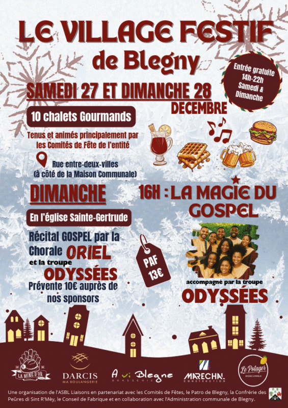 Marchés de Noël Village festif
