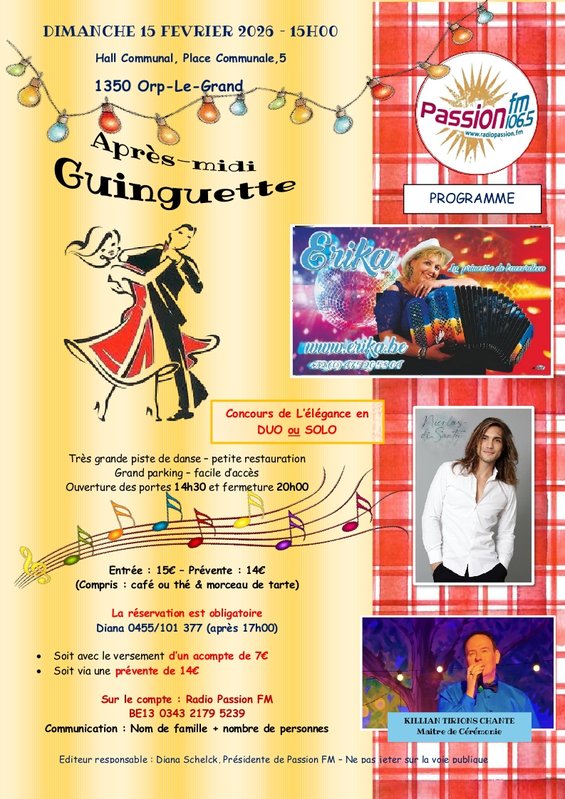 Loisirs Après-midi Guinguette