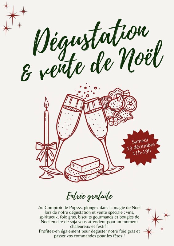 Marchés de Noël Dégustation & Vente Noël