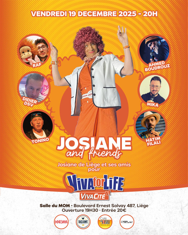 Spectacles Josiane Liège ses amis pour Viva Life