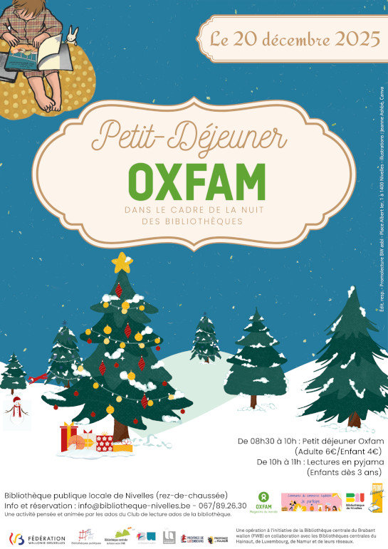 Loisirs La nuit bibliothèques : petit-déjeuner Oxfam