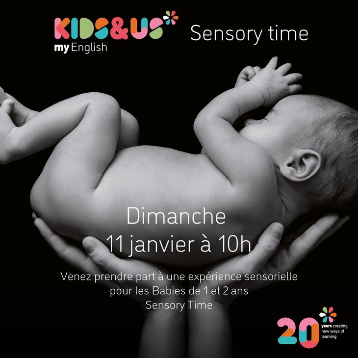 Stages,cours Sensory time anglais pour bébés