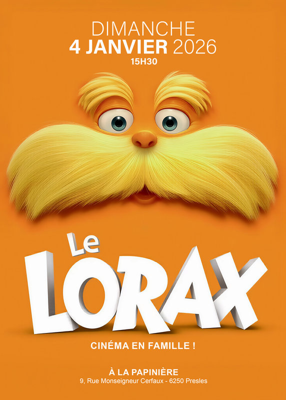 Spectacles Cinéma Lorax + Galette Rois