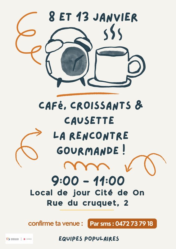 Conférences Café, Crois­sants & Causette