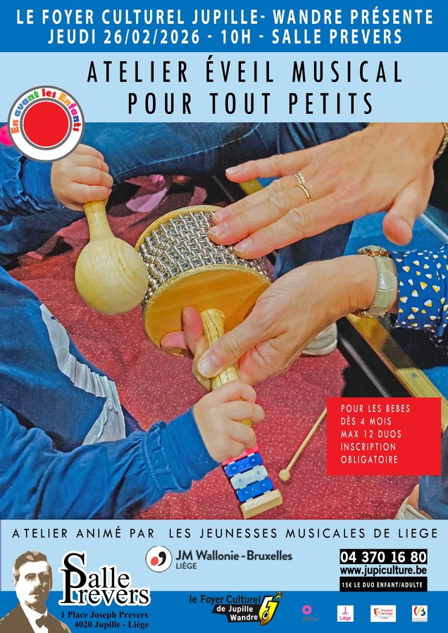 Stages,cours Atelier éveil musical pour tout petits