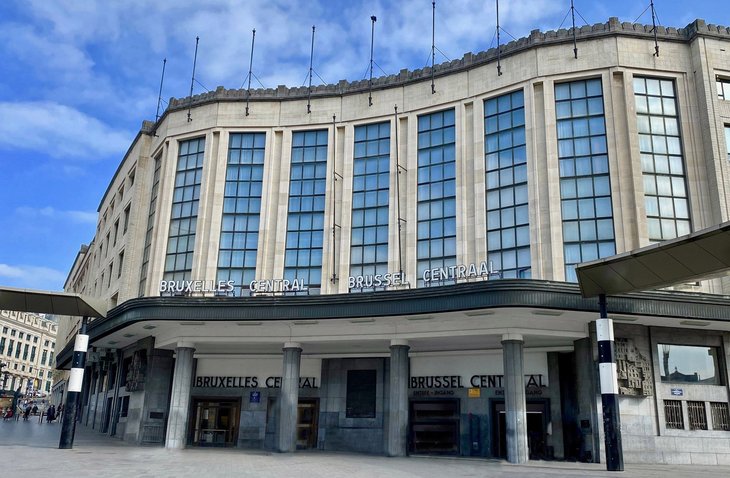 Loisirs Gare Bruxelles Central : construite selon plan Victor Horta