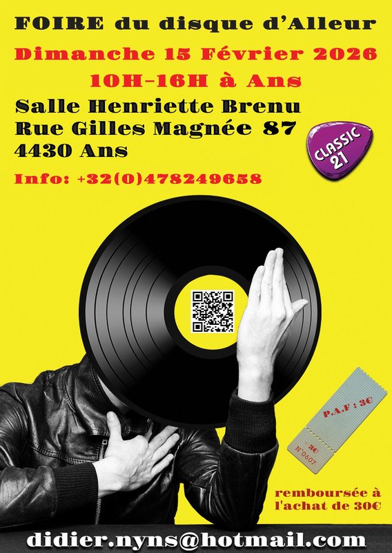 Loisirs Foire disque Vinyle-Cd-Dvd d Alleur