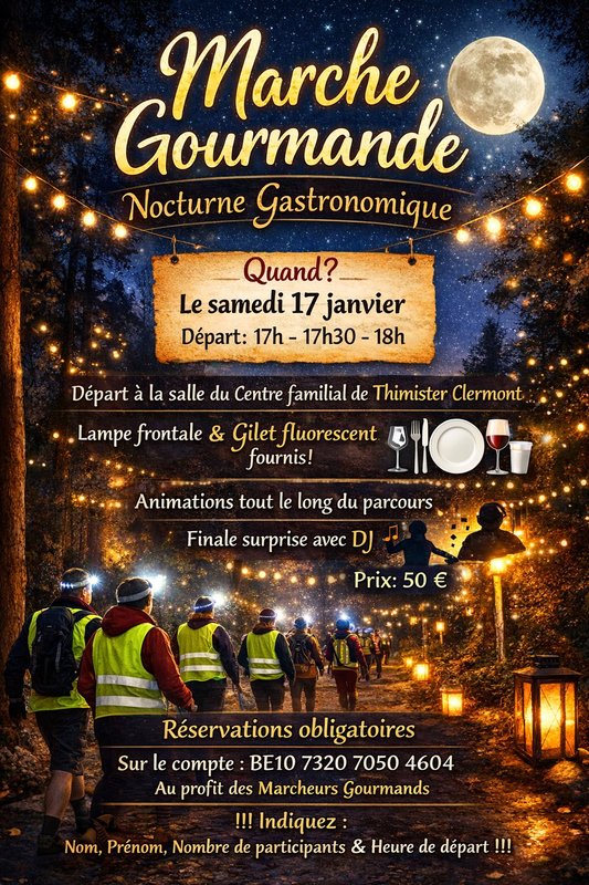 Loisirs Marche gourmande nocturne gastronomique