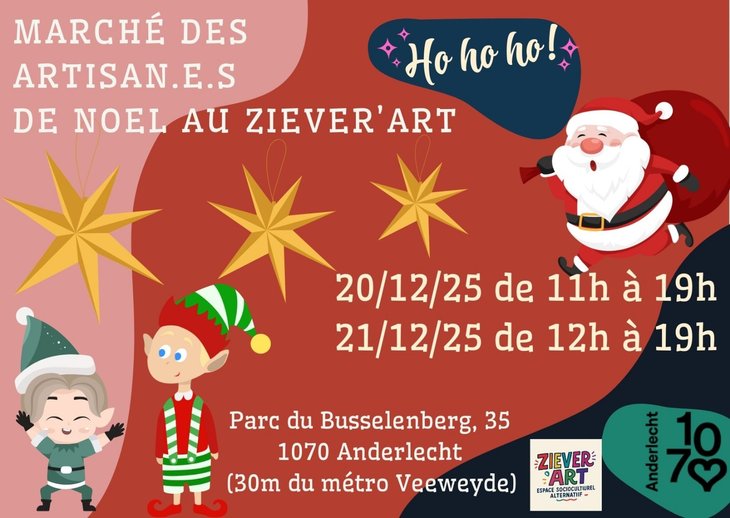 Marchés de Noël Le Marché Noël Ziever’art arrive… il arrive fort.