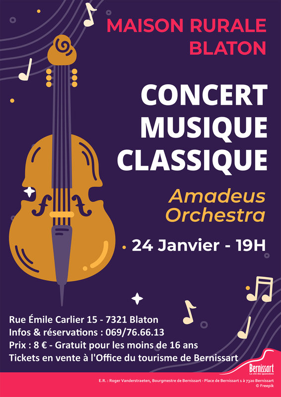 Concerts Concert d’Amadeus