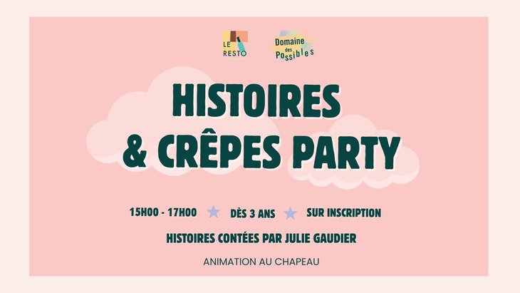 Spectacles Un Après-Midi Magique : Histoires & Crêpes party Resto