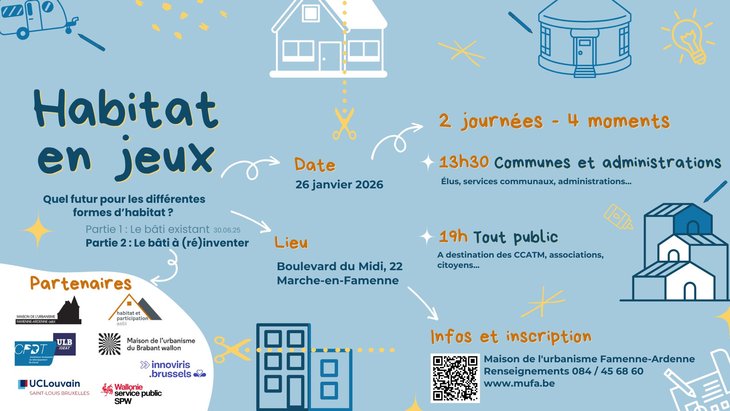 Conférences Conférence: Habitat jeux, bâti (ré)inventer