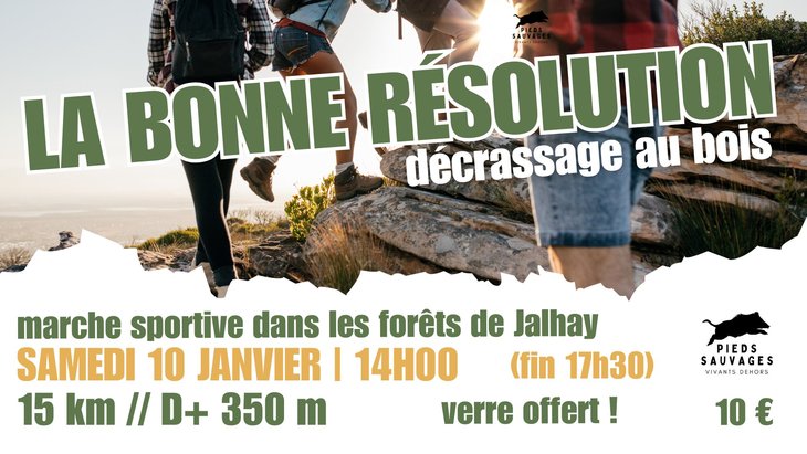Loisirs La bonne résolution | marche sportive décrassage