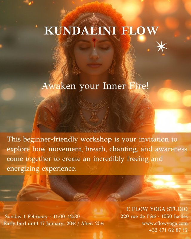 Stages,cours Kundalini Flow Éveille Feu Intérieur
