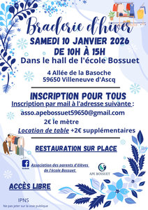Loisirs Braderie d hiver 2026