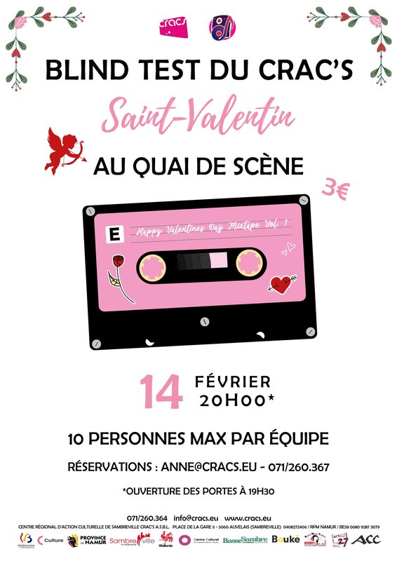 Loisirs Blind Test Saint-Valentin