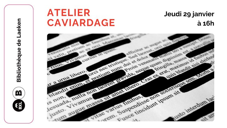 Stages,cours Atelier Caviardage