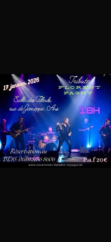 Concerts Concert cover Florent Pagny