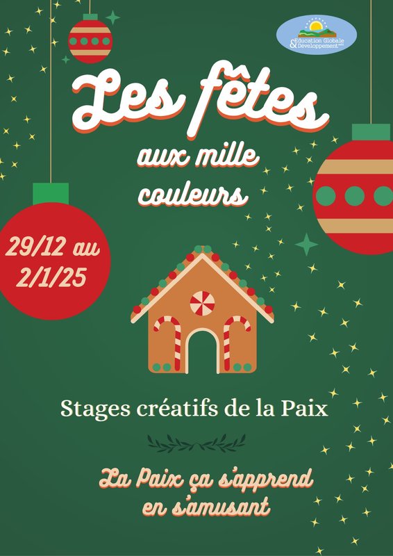 Stages,cours Stages créatifs la Paix: fêtes mille couleurs