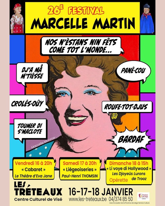 Spectacles Festival Marcelle Martin, 3 jours pour fêter Wallon chez nous 
