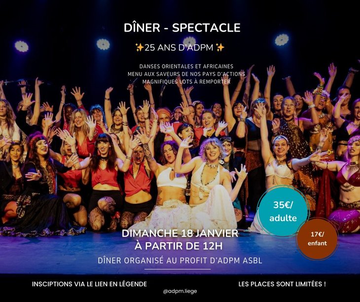 Spectacles Dîner-spectacle - ans d ADPM