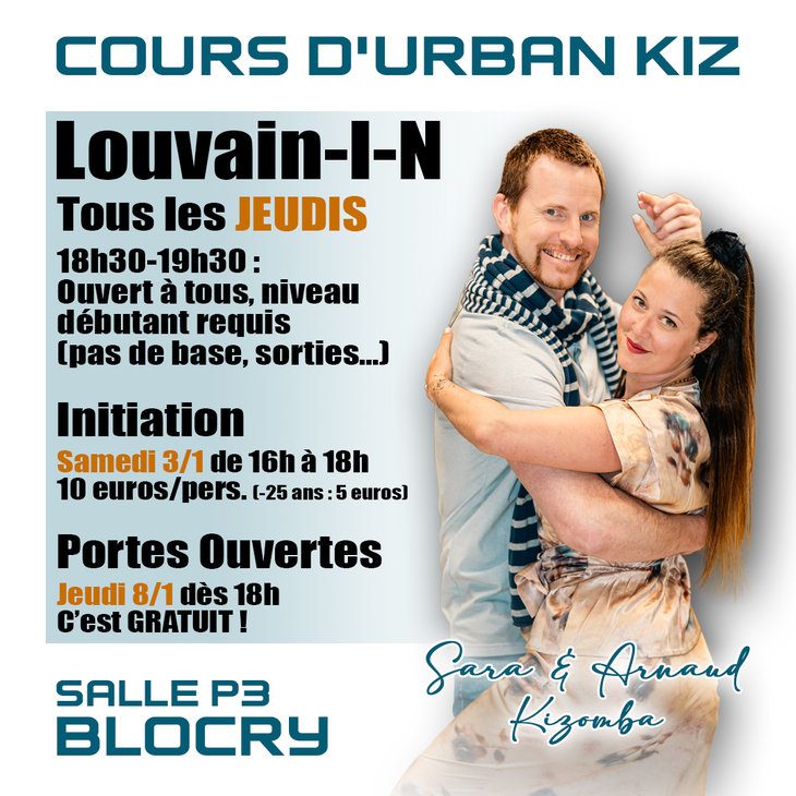 Stages,cours Cours hebdomadaires d Urban Kiz