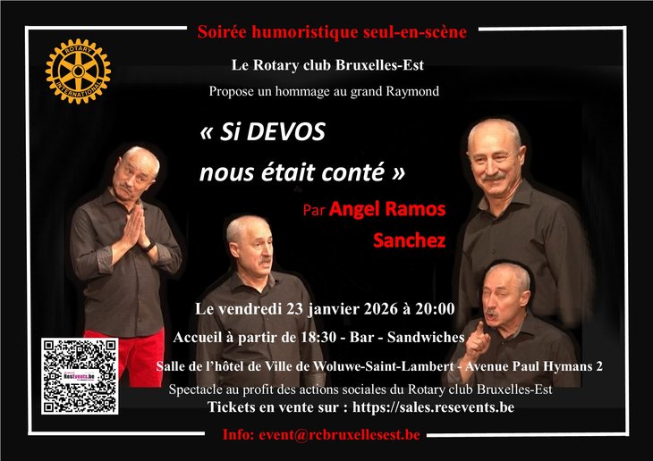 Spectacles Si Devos nous était conté