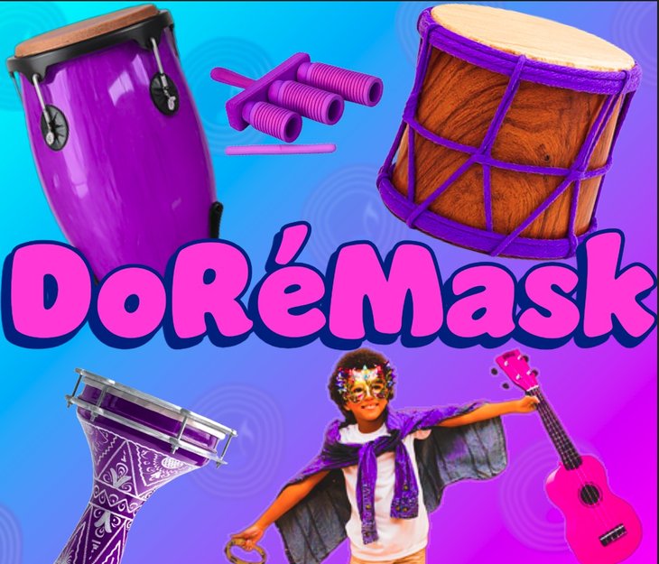 Stages,cours DoRéMask - Stage musique pour petits