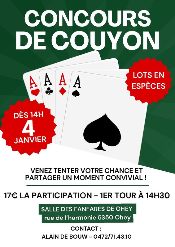 Loisirs Concours couyon