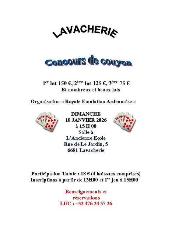Loisirs Concours couyon