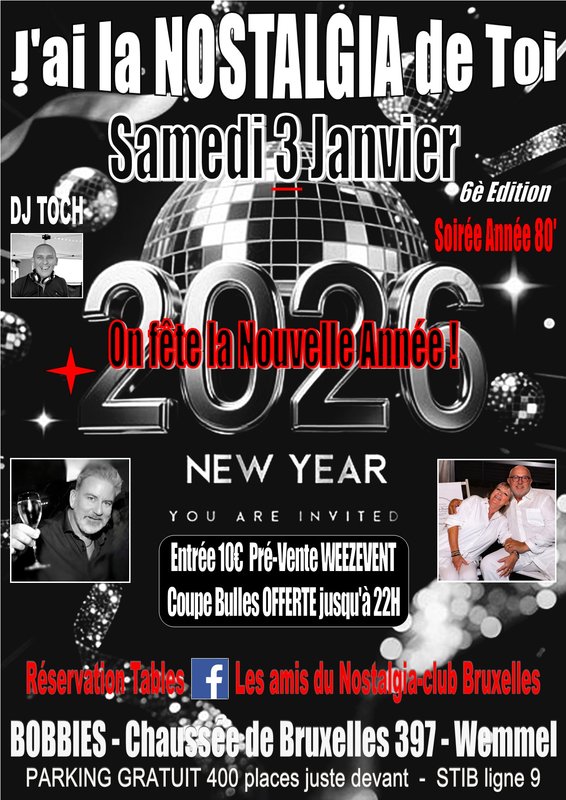 Soirées On Fête Nouvelle Année Nostalgienne 