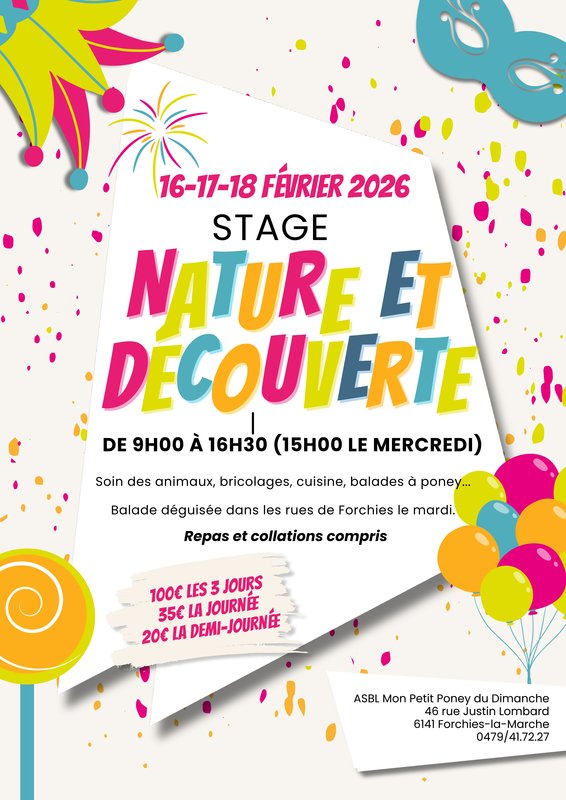 Stages,cours Stage Nature Découverte