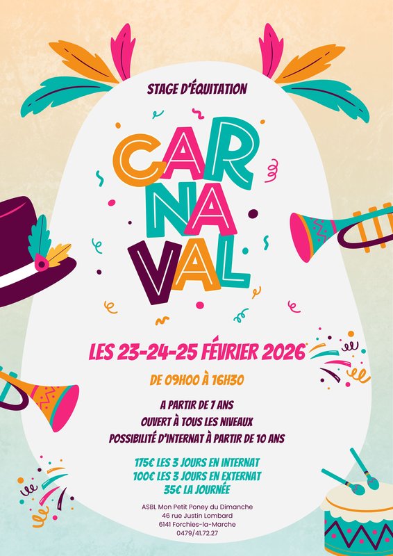 Stages,cours Stage d équitation