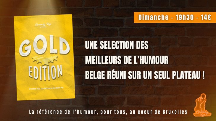 Spectacles Le Plateau Stand-Up Gold Edition