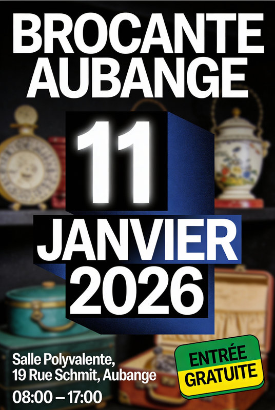  Aubange , brocante la salle polyvalente