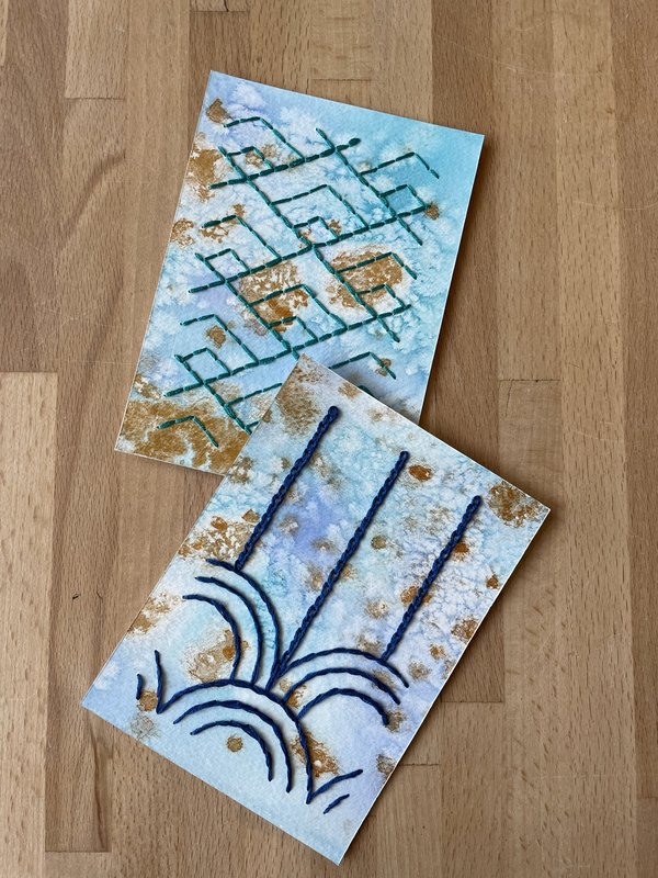 Stages,cours Broderie papier