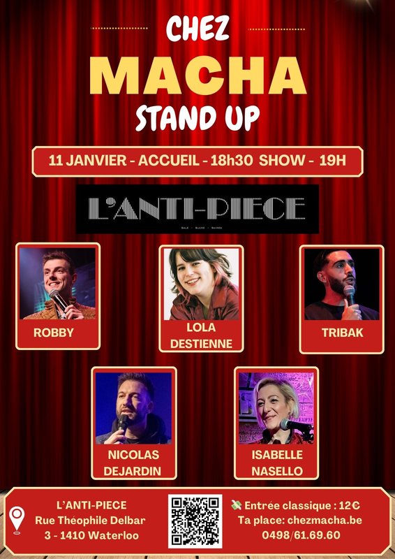 Spectacles Chez Macha - stand up
