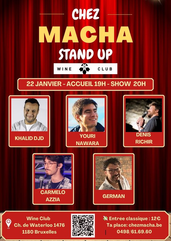 Spectacles Chez Macha - stand up