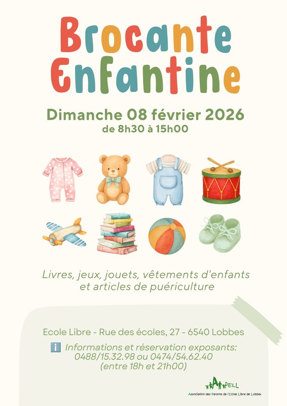 Loisirs 14ième Brocante enfantine