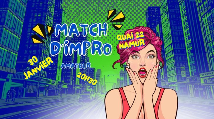 Spectacles Match d impro Namur - Catamaran Production