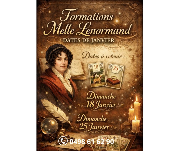 Stages,cours Formation Melle Lenormand