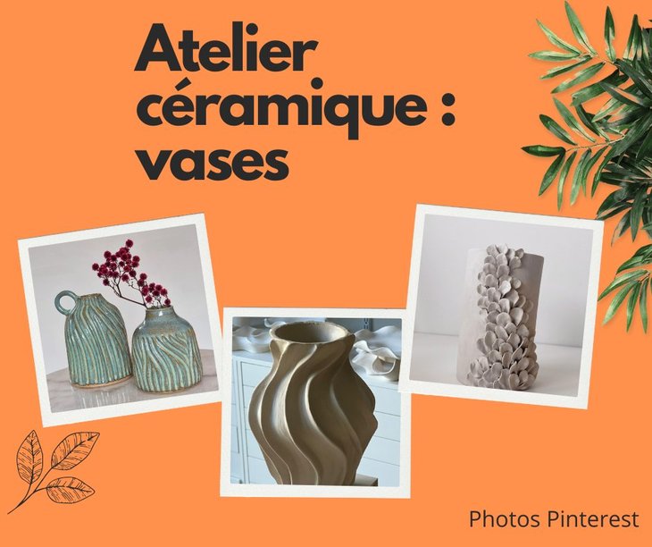 Stages,cours Atelier céramique création d un vase