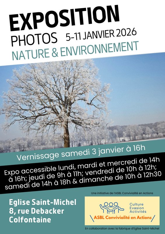 Expositions Vernissage l expo photo la nature l environnement
