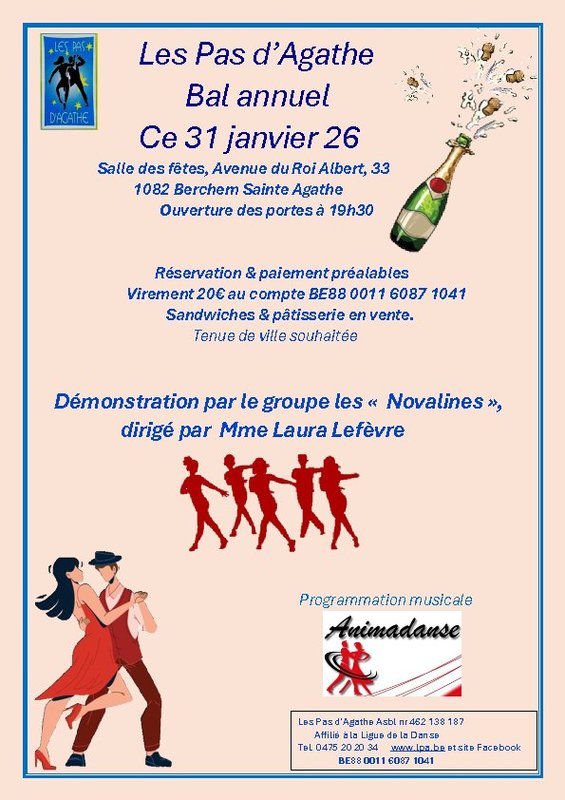 Soirées Bal annuel Pas d Agathe