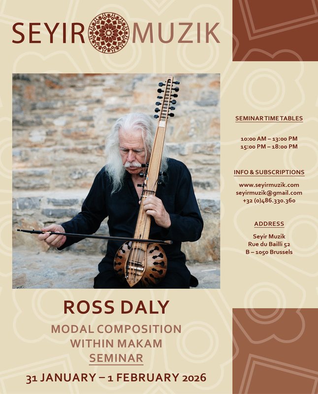 Stages,cours Ross Daly Modal composition within makam