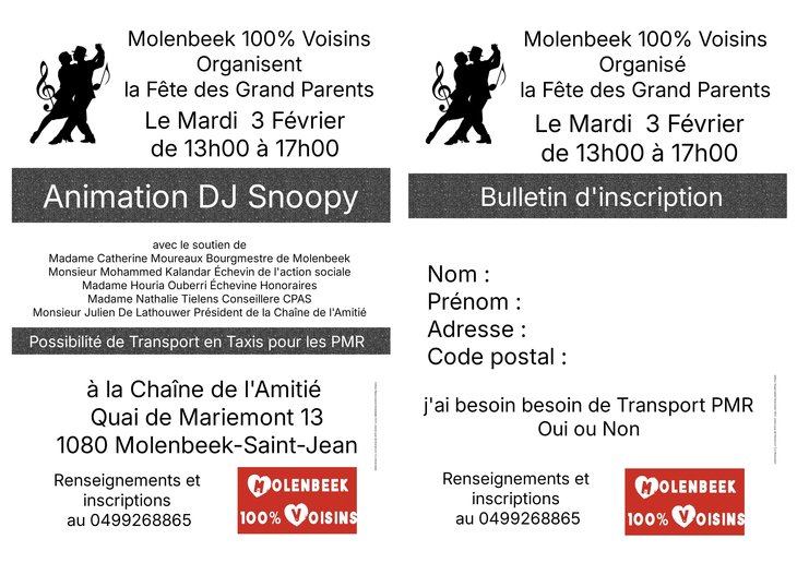 Loisirs La fête grands parents