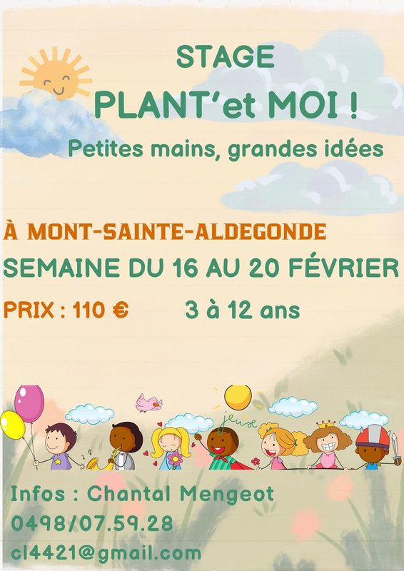 Stages,cours Stage Plant et Moi