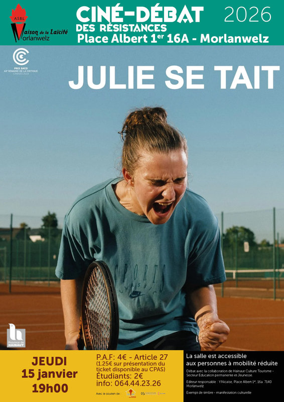 Spectacles Ciné-débat Résistances  JULIE Tait  Leonardo Dijl